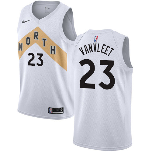 Raptors #23 Fred VanVleet White Swingman City Edition Jersey - Zenithce