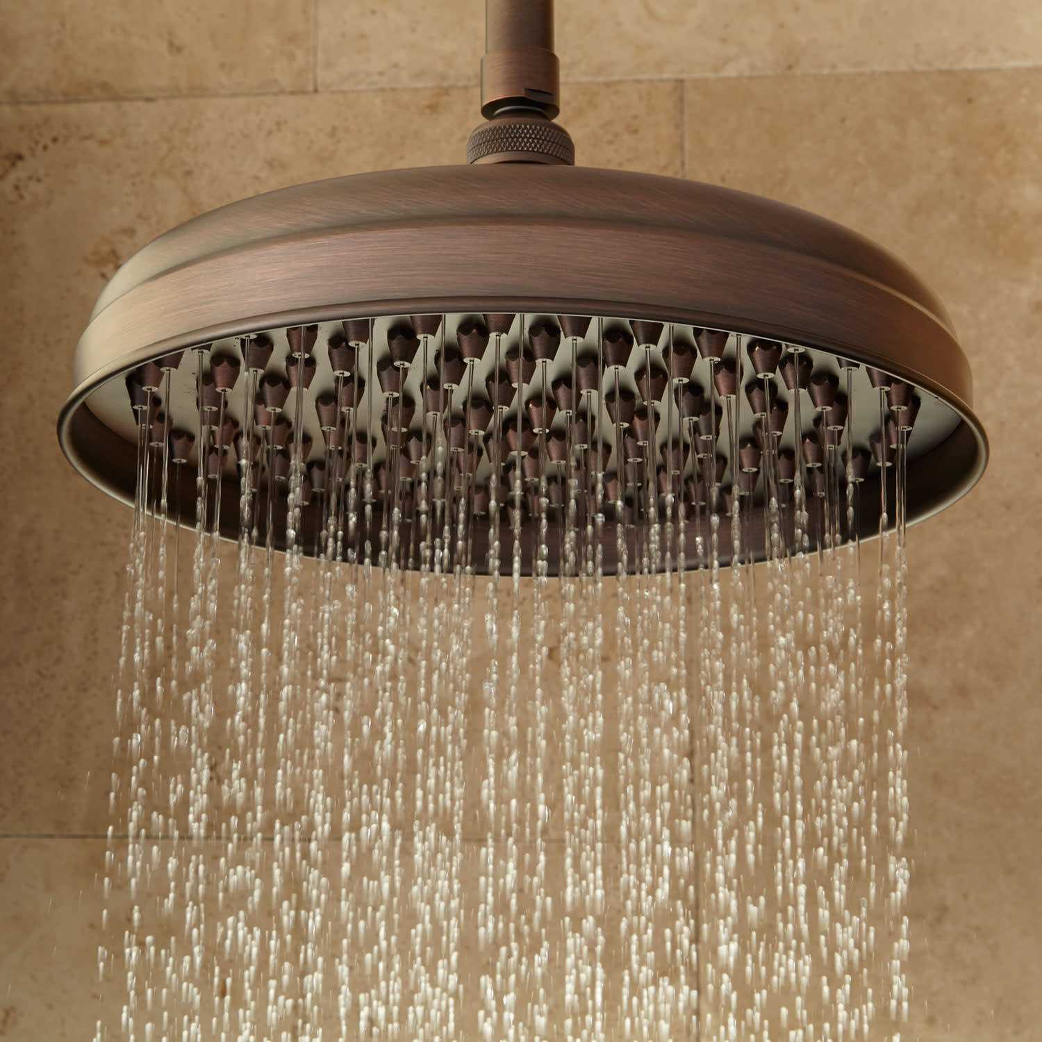 Signature Hardware Lambert GPM Single Function Rain Shower Head - Zenithce