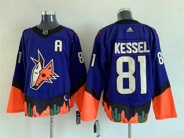 Arizona Coyotes #81 Phil Kessel Purple Stitched Jersey - Zenithce