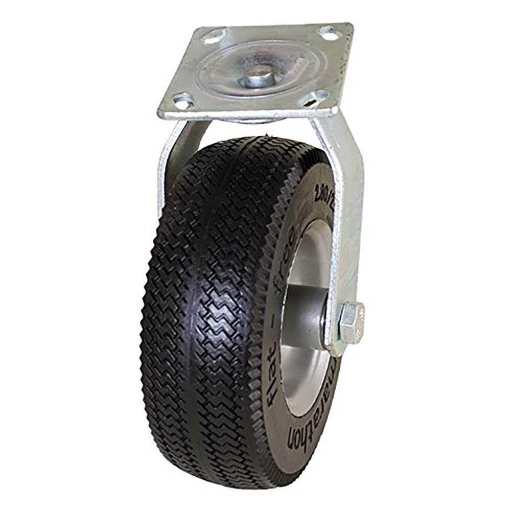 Marathon 4.10/3.50-4 Flat Free All Purpose Utility Tire on Wheel - Zenithce
