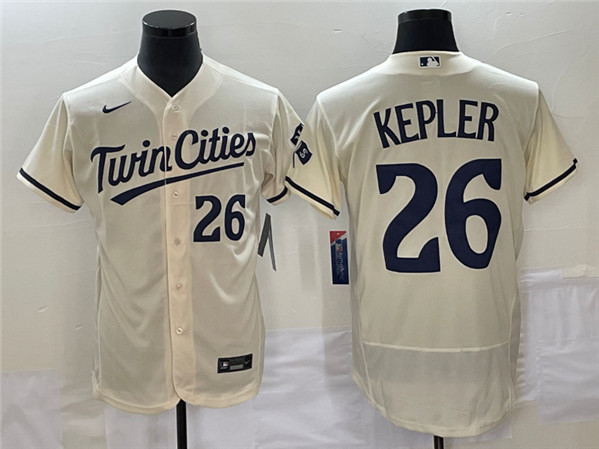 Minnesota Twins #26 Max Kepler Cream Flex Base Stitched Jersey - Zenithce