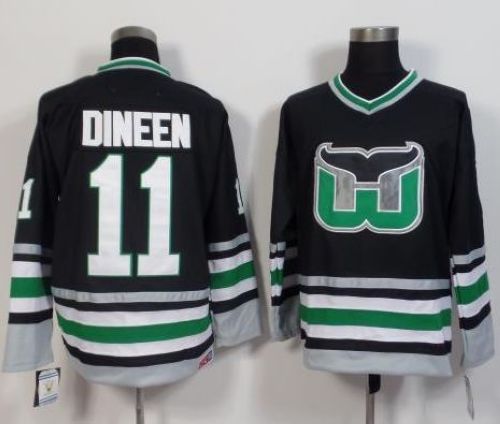 Whalers #11 Kevin Dineen Black CCM Throwback Stitched Jersey - Zenithce