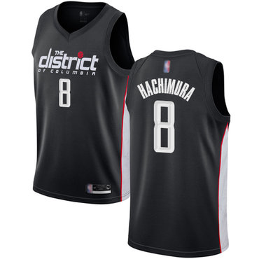 Wizards #8 Rui Hachimura Black Swingman City Edition 2018-19 Jersey - Zenithce