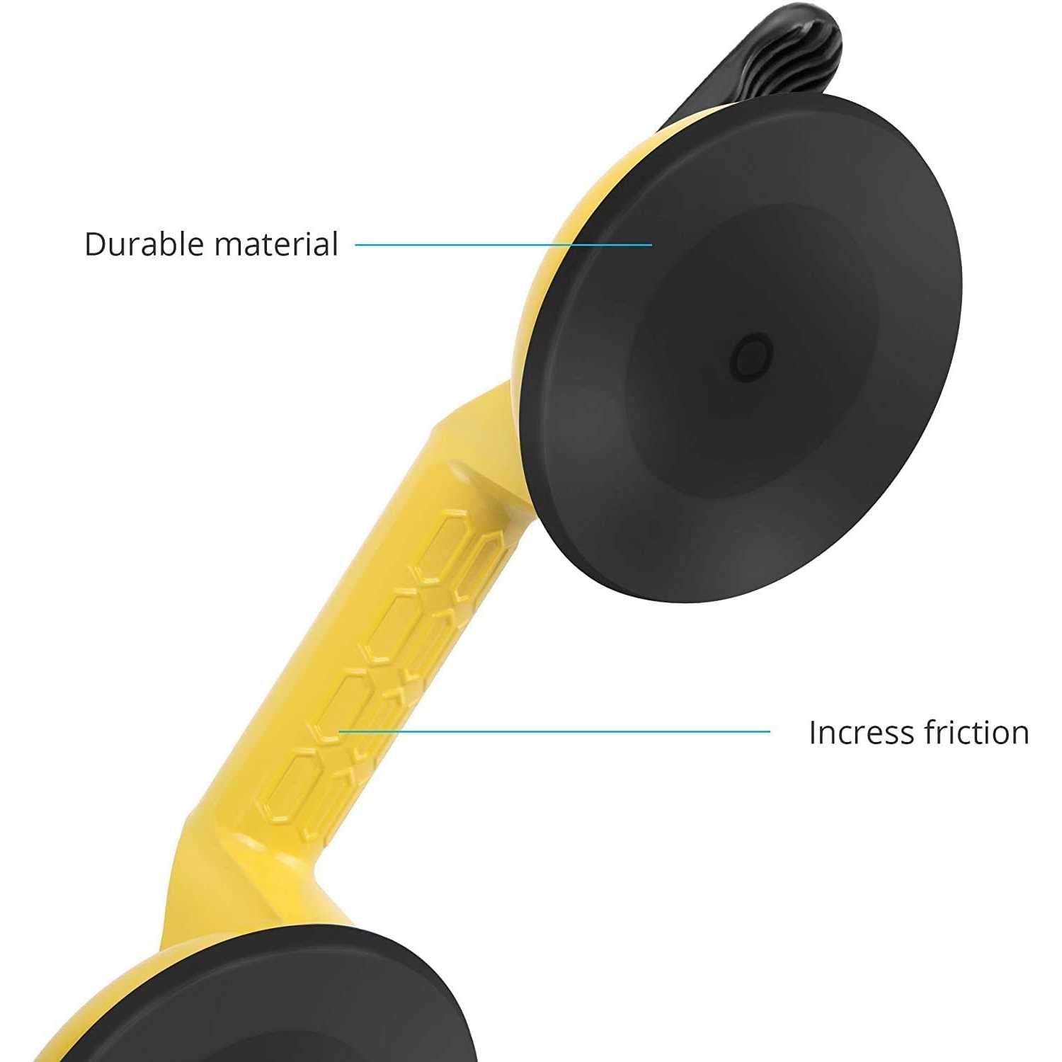Fcho Suction Cups Heavy Duty Aluminum Vacuum Plate Handle Glass Holder Hooks To Lift Large Glass/tile Lifter/moving Glass/pad - Zenithce