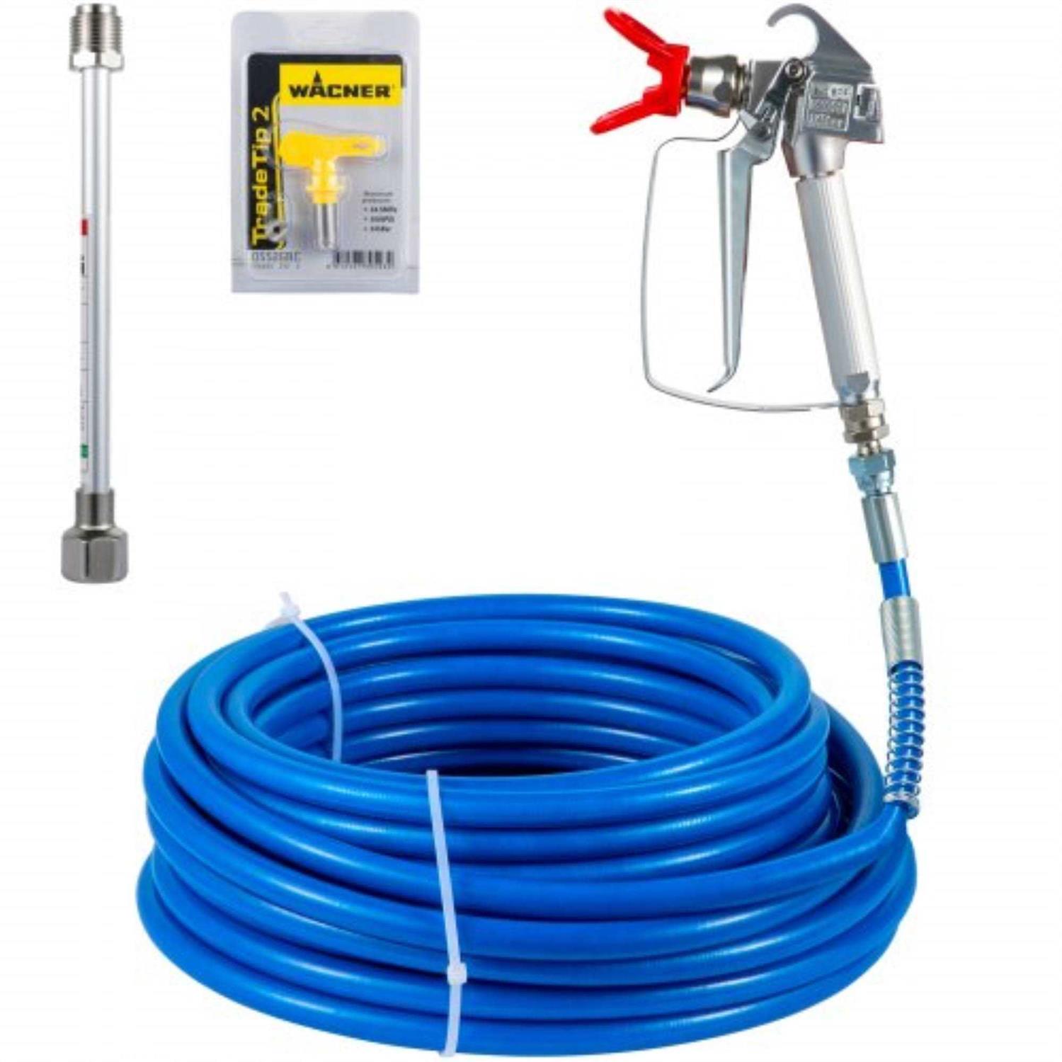 VEVOR Airless Paint Spray Hose Kit 50ft 1/4 Swivel Joint 3600psi with 517 Tip - Zenithce
