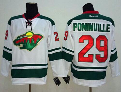 Wild #29 Jason Pominville White Stitched Jersey - Zenithce
