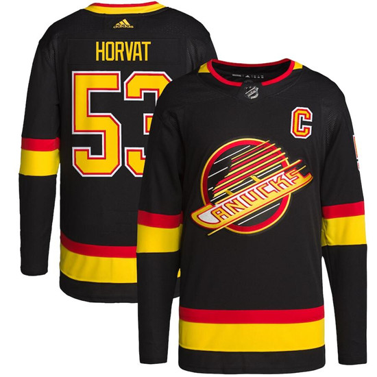 Vancouver Canucks #53 Bo Horvat Black Stitched Jersey - Zenithce