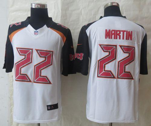 Buccaneers #22 Doug Martin White Stitched New Limited Nike Jersey - Zenithce