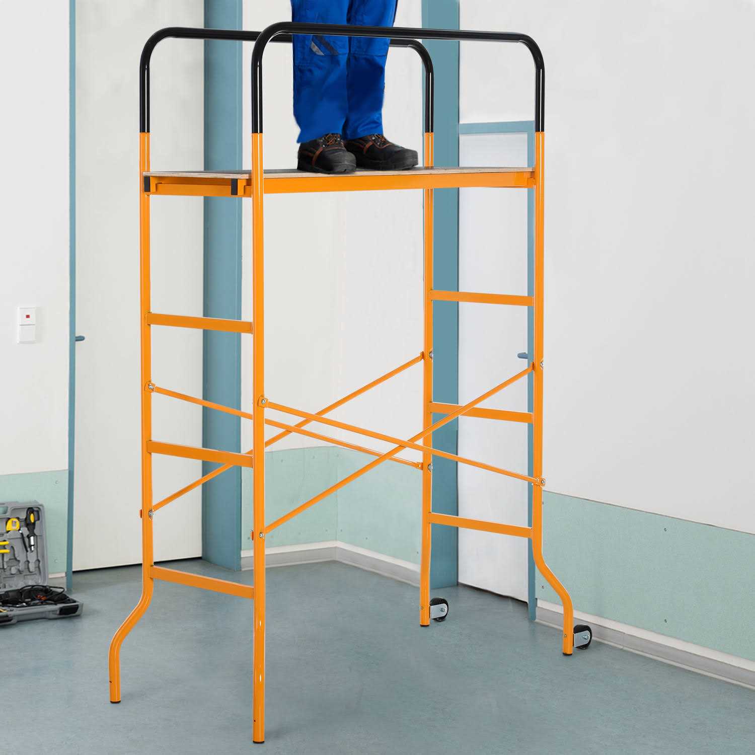 HOMCOM 36 x 84 in Sliding Door with 6FT Hardware Kit and Handle - Zenithce