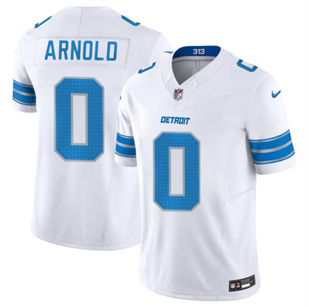 Detroit Lions #0 Terrion Arnold White 2024 Draft F.U.S.E. Vapor Untouchable Limited Stitched Jersey - Zenithce