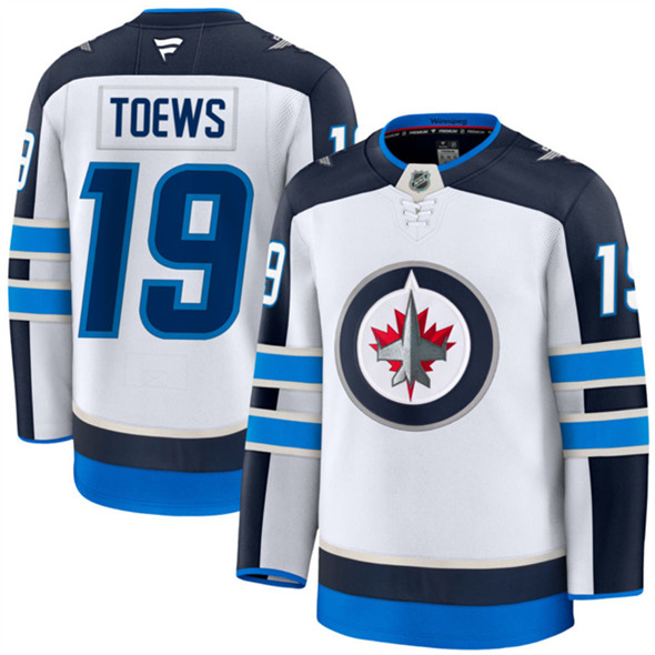 Winnipeg Jets #19 Jonathan Toews White 2024-25 Away Stitched Jersey - Zenithce