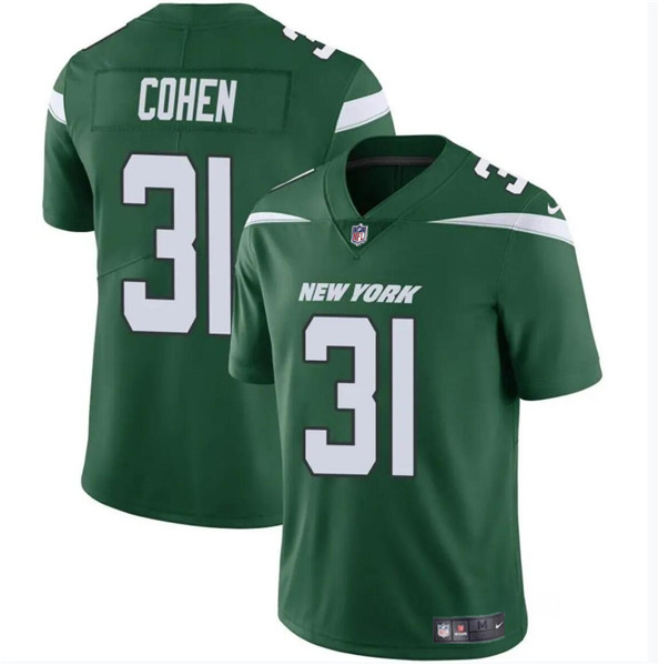 New York Jets #31 Tarik Cohen Green Vapor Untouchable Limited Stitched Jersey - Zenithce