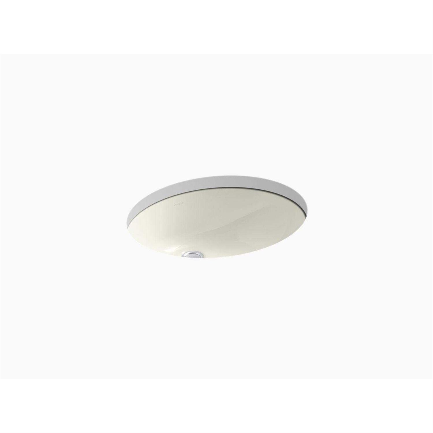 Kohler Caxton Oval Bathroom Sink with Overflow - Zenithce