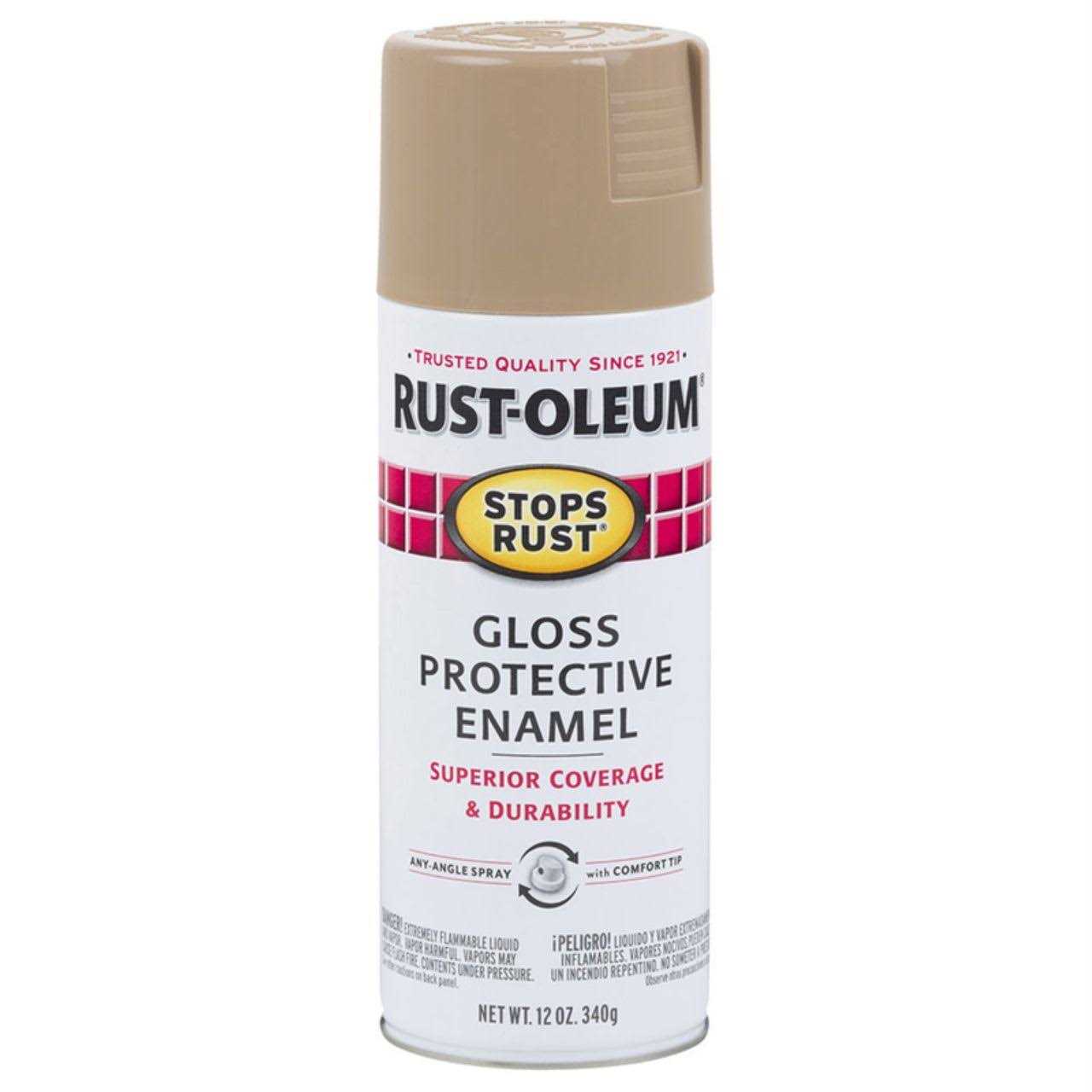 Khaki Rust-Oleum American Accents 2X Ultra Cover Gloss Spray Paint - Zenithce