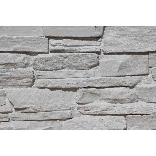 TRITAN BP Ledge Stone 48 in. x 24.25 in. Polyurethane Interlocking Siding Panel - Zenithce