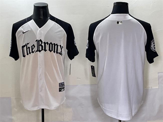 New York Yankees Blank White Black 'Gothic Legacy Edition' Vapor Premier Limited Stitched Jersey - Zenithce