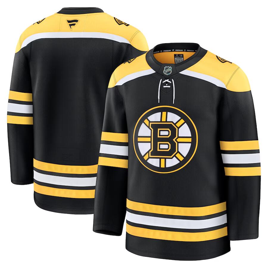 Boston Bruins Blank Black 2024-25 Home Stitched Jersey - Zenithce