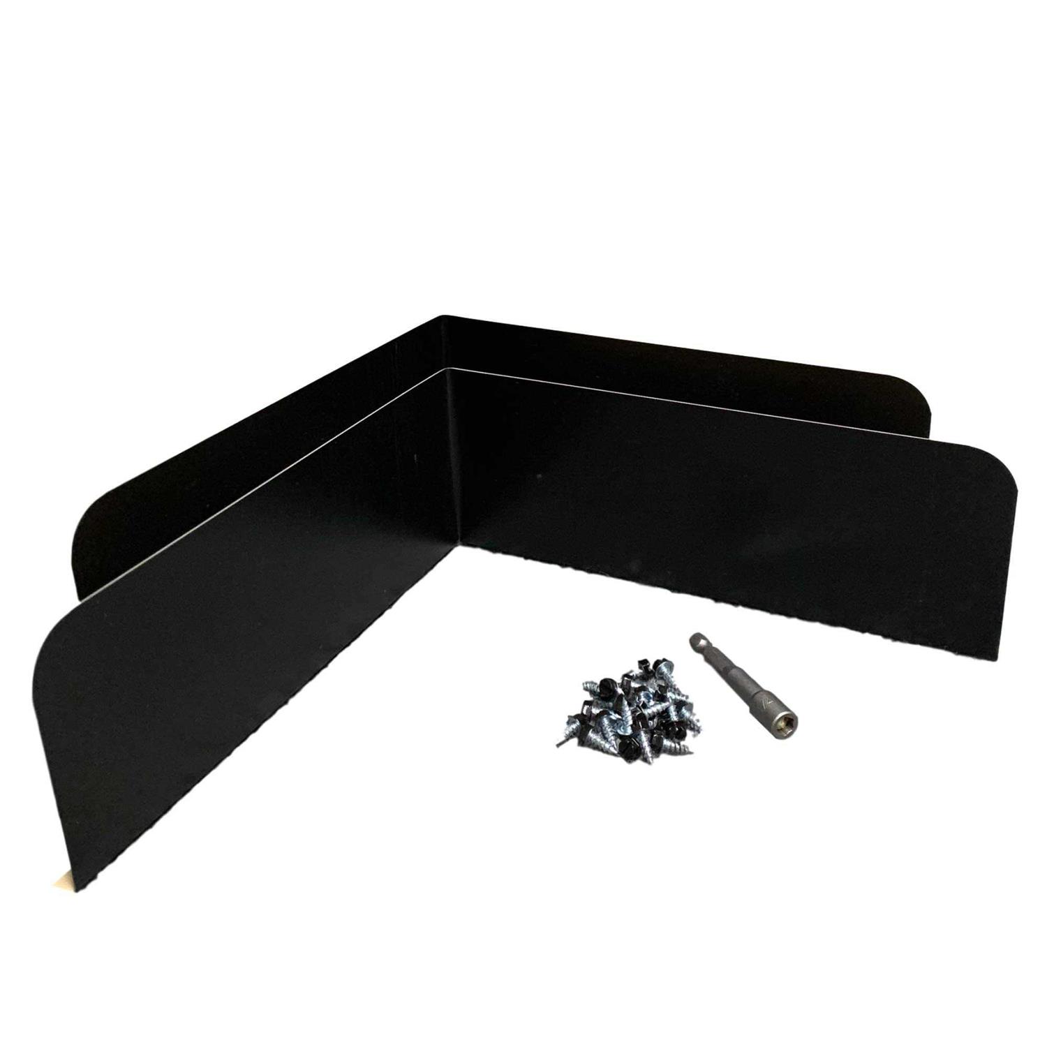 Eagle 1 Rain Gutter Valley Splash Guards, Straight or Bent Includes Screws and 1/4 Bit Driver - Zenithce