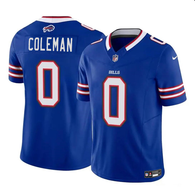 Buffalo Bills #0 Keon Coleman Blue 2024 Draft F.U.S.E. Vapor Untouchable Limited Stitched Jersey - Zenithce