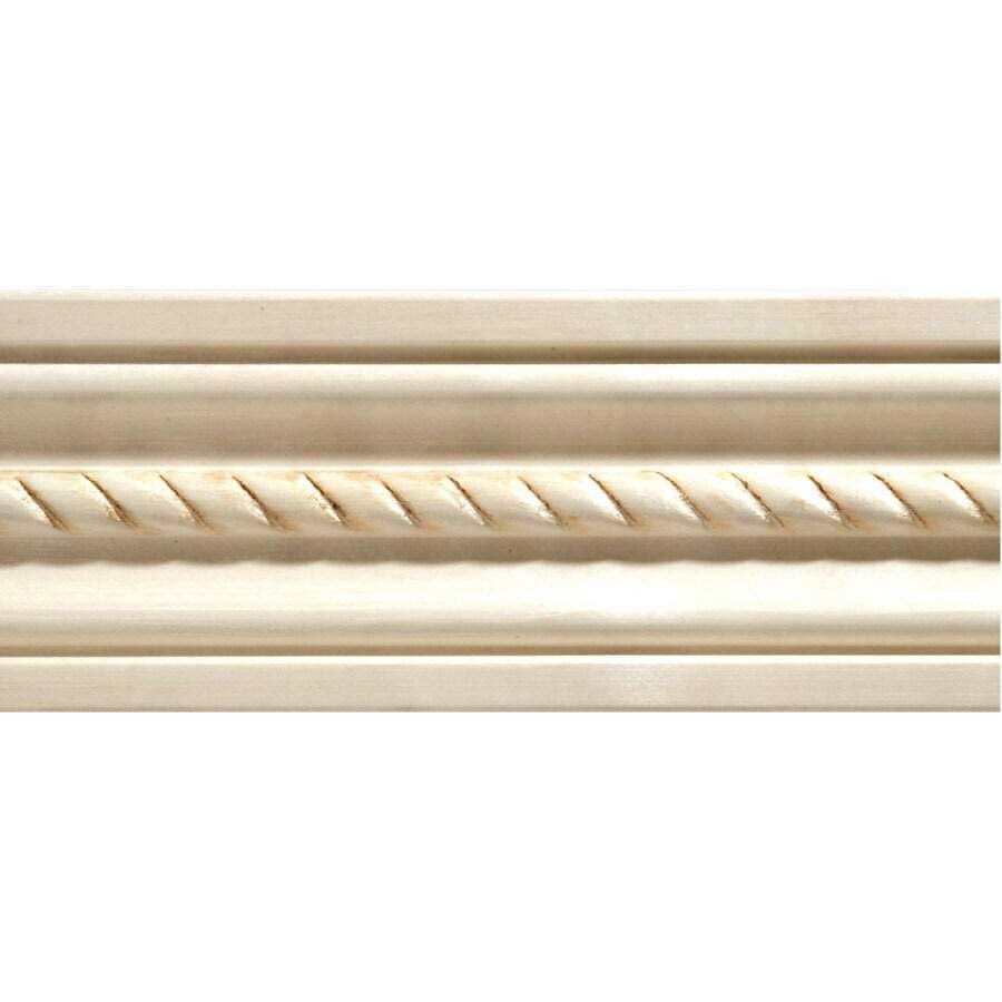 Ornamental Mouldings 1-1/4-in x 8-ft White Hardwood Unfinished Chair Rail Moulding - Zenithce