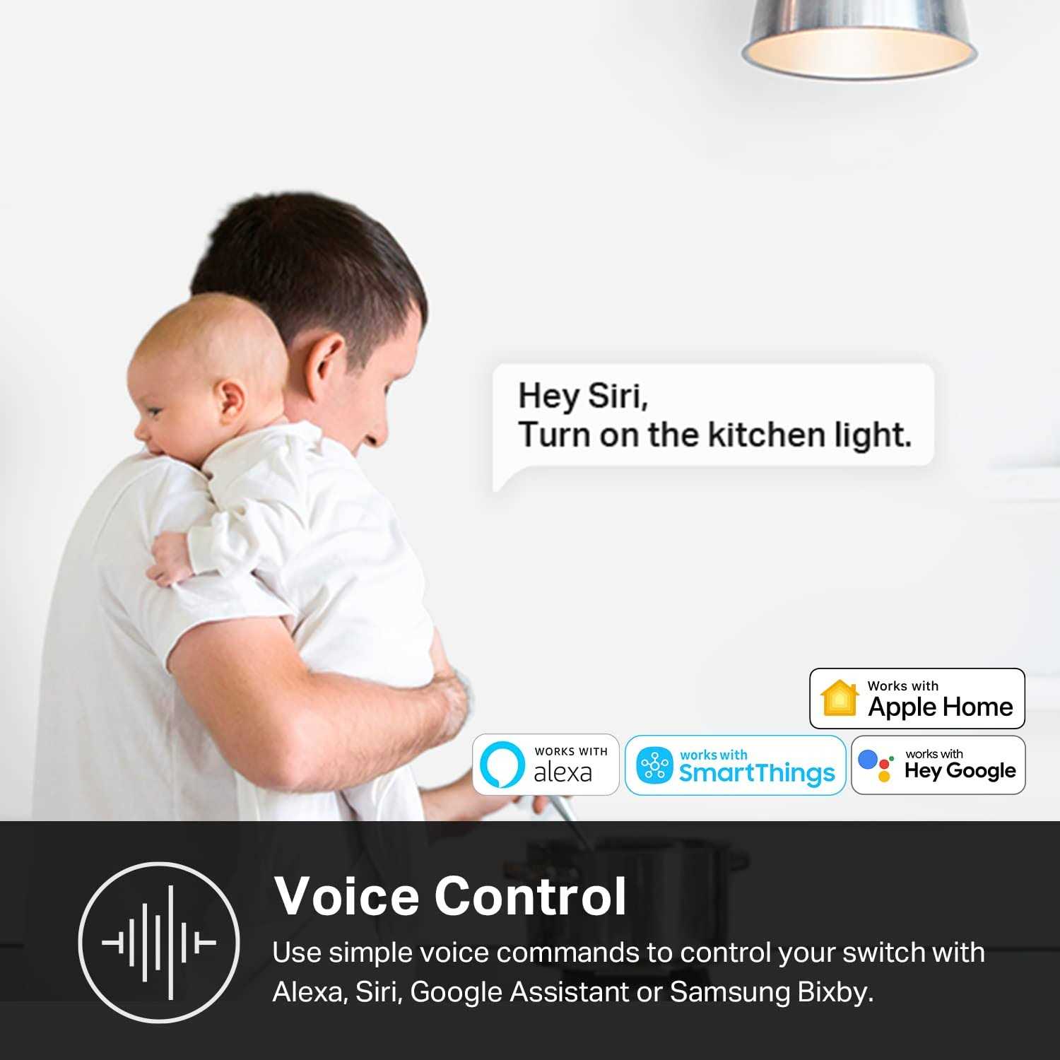 TP-Link KS200P3 Kasa Smart Wi-Fi Light Switch - Zenithce