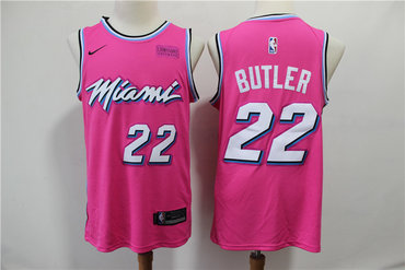 Heat 22 Jimmy Butler Pink Earned Edition Swingman Jersey - Zenithce
