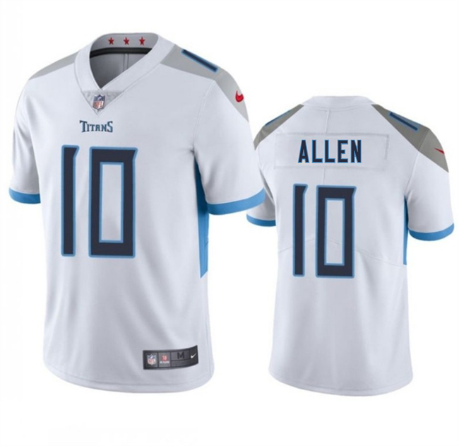 Tennessee Titans #10 Brandon Allen White 2025 Vapor Untouchable Stitched Jersey - Zenithce