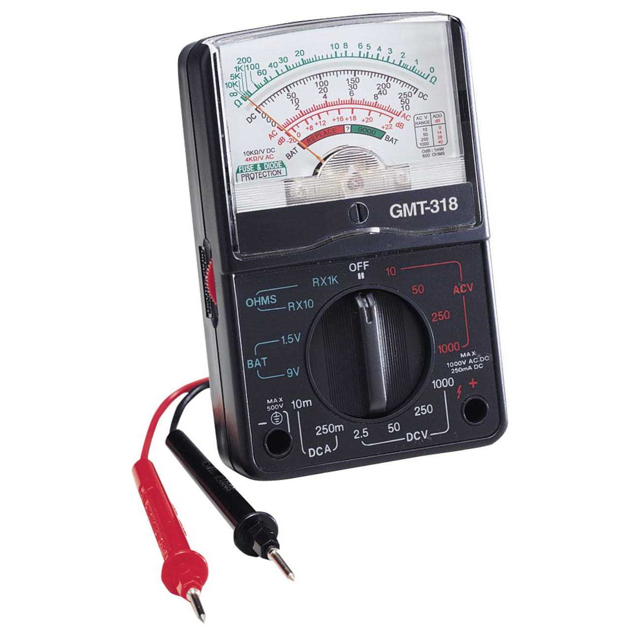 Gardner Bender GMT-312 Analog Multimeter - Zenithce