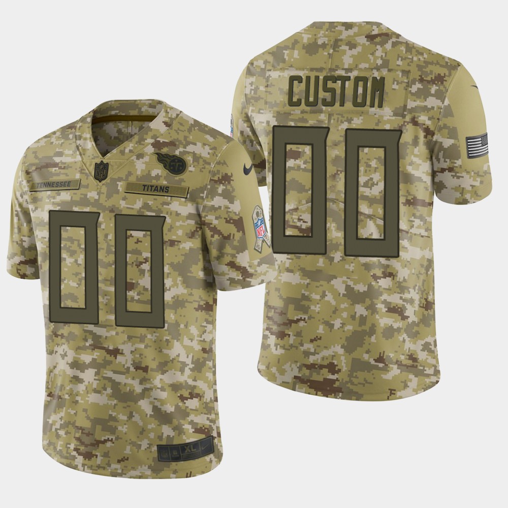 Tennessee Titans Customized Camo Salute To Service Limited Stitched NFL Jersey - Zenithce