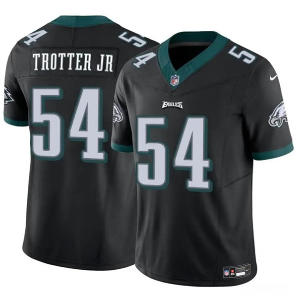 Philadelphia Eagles #54 Jeremiah Trotter Jr Black 2024 Draft F.U.S.E. Vapor Untouchable Limited Stitched Jersey - Zenithce