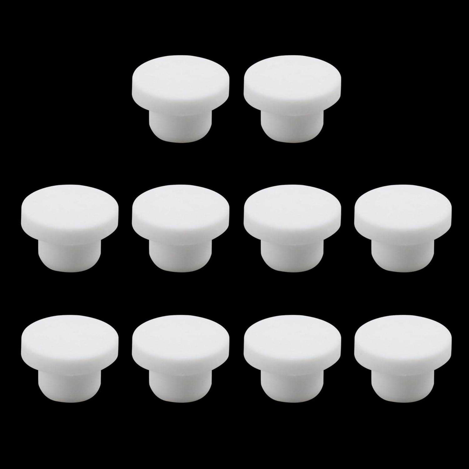 T Tulead Plug Hole Cover Plastic Plugs Hole Plugs Flush Hole Plug Tube End Cap Pack of 30 Fit for 0.31 Dia - Zenithce