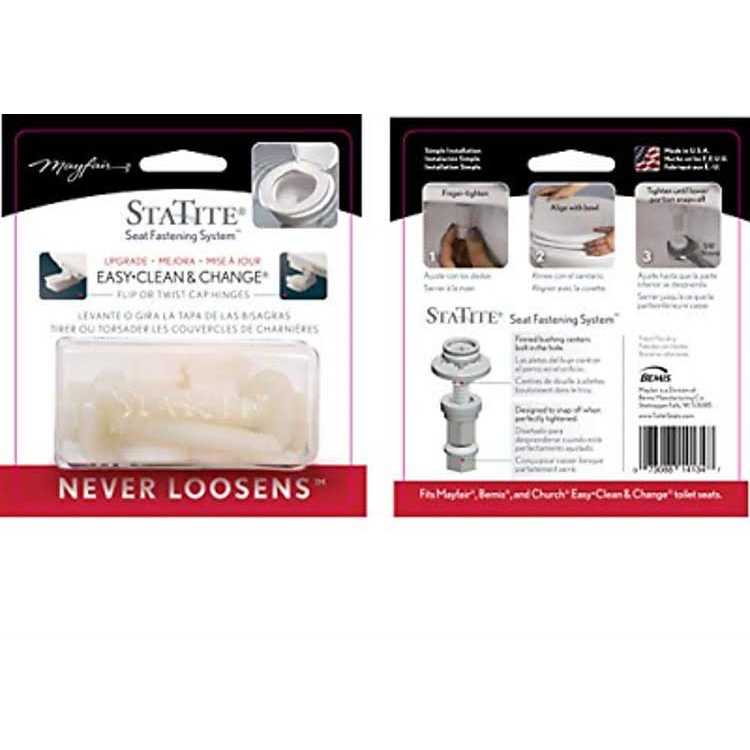 Mayfair Slow Close Wood Toilet Seat White - Zenithce