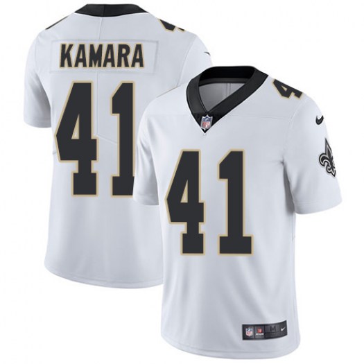 New Orleans Saints #41 Alvin Kamara White Vapor Untouchable Limited Stitched Jersey - Zenithce