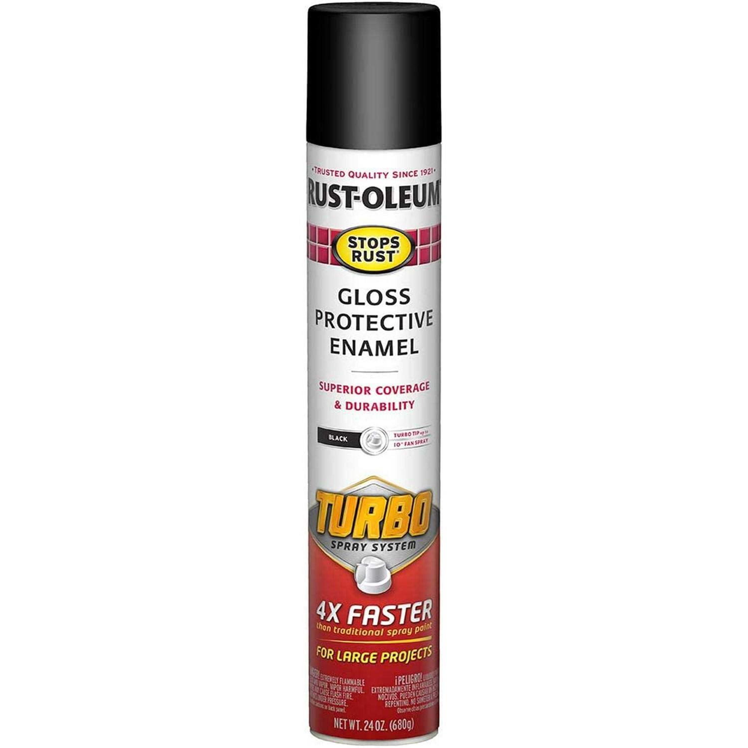 Rust-Oleum Stops Rust Turbo Gloss Spray Paint - Zenithce