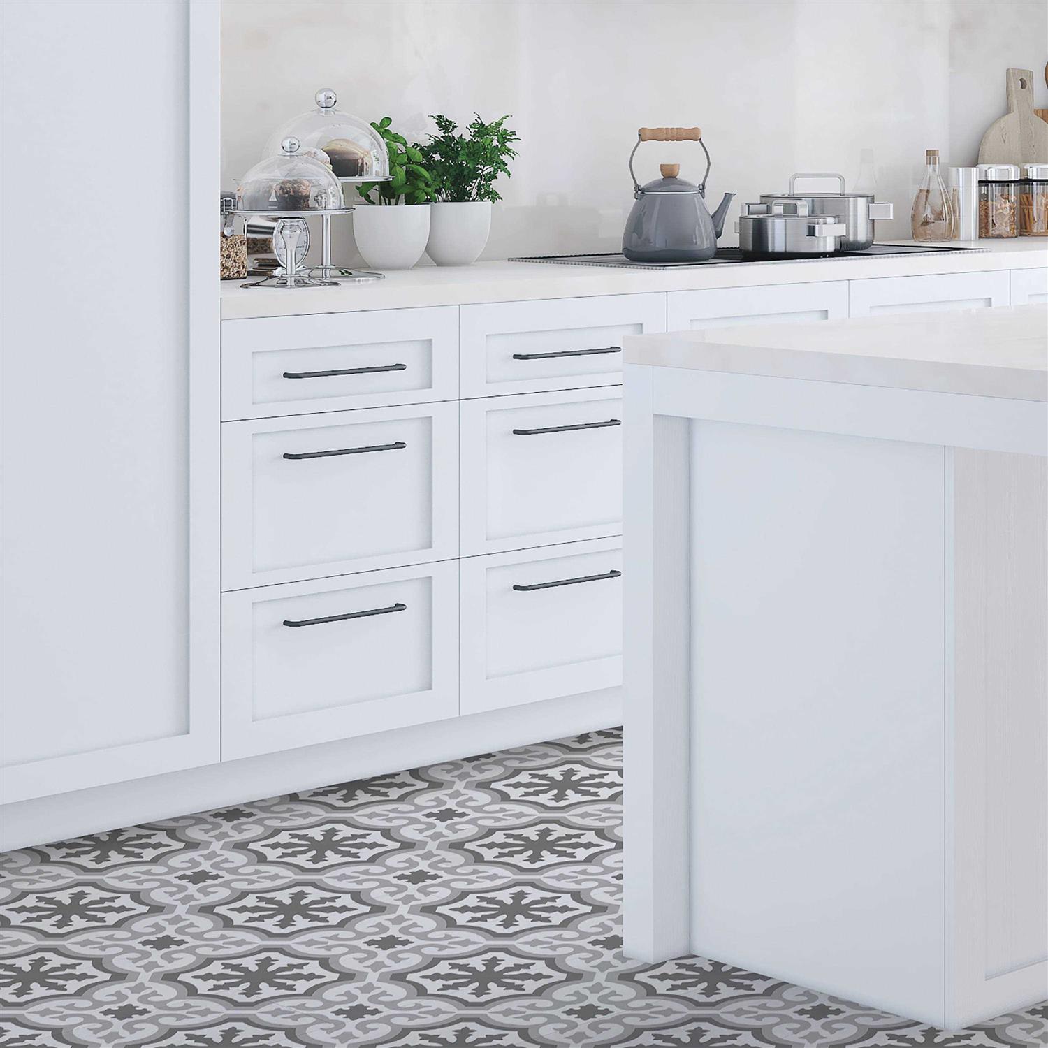 Roommates Blue Long Stone Tile Peel and Stick Backsplash - Zenithce