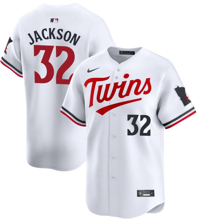 Minnesota Twins #32 Jay Jackson White 2024 Home Limited Cool Base Stitched Jersey - Zenithce