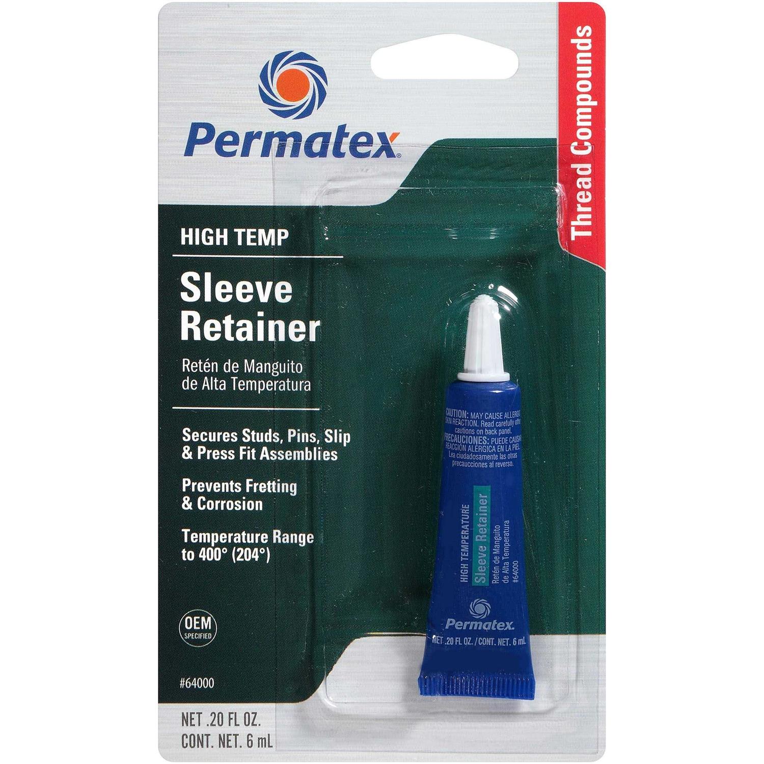 Permatex 64000 High Temperature Sleeve Retainer - Zenithce