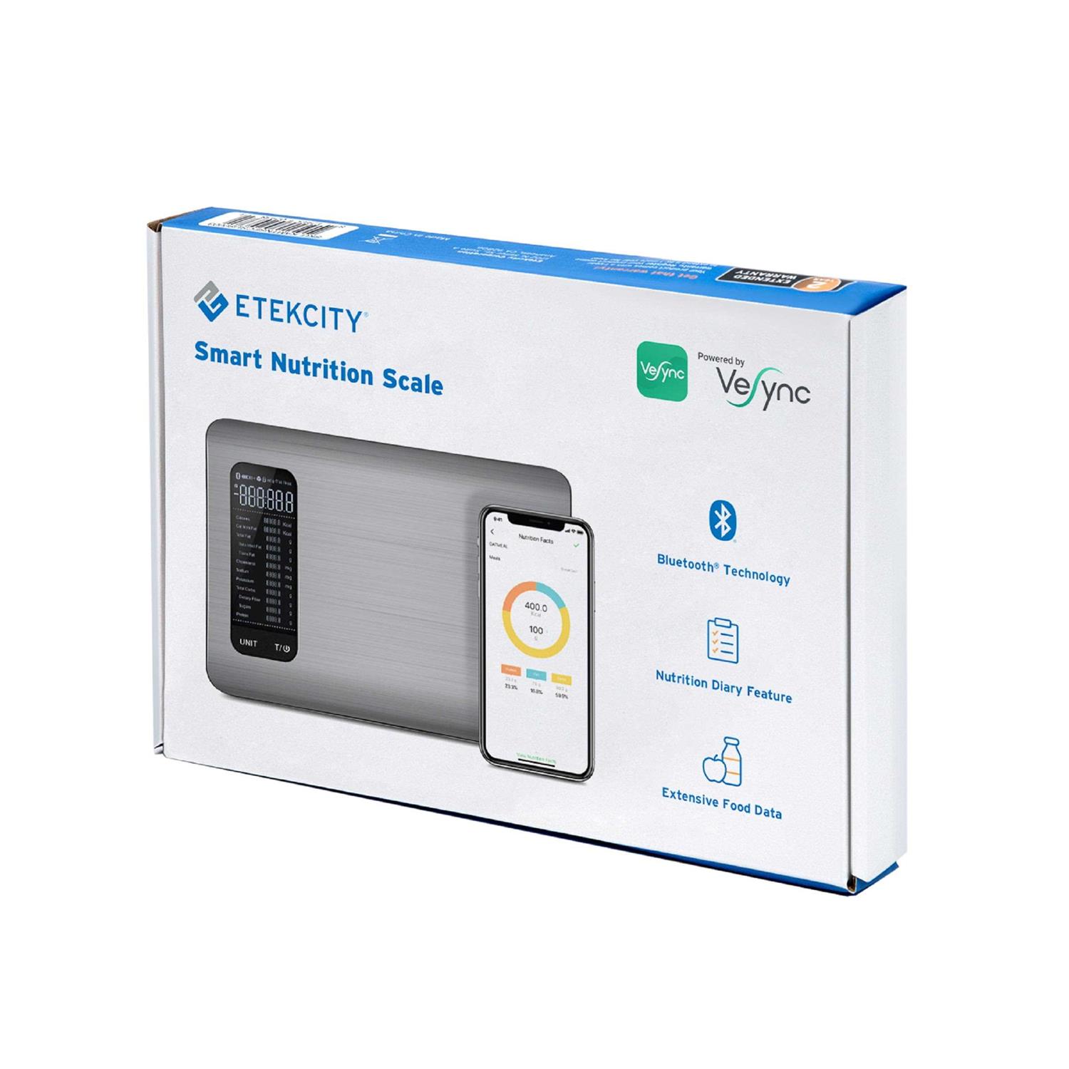 Etekcity Smart Nutrition Scale - Zenithce