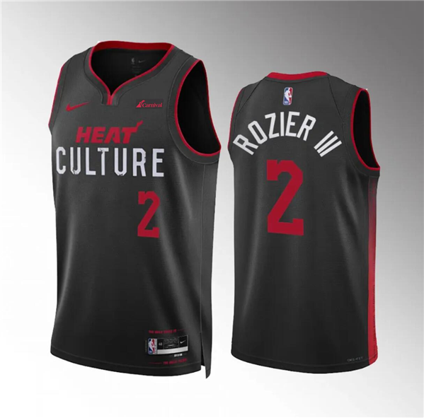 Miami Heat #2 Terry Rozier III Black 2023-24 City Edition Stitched Jersey - Zenithce