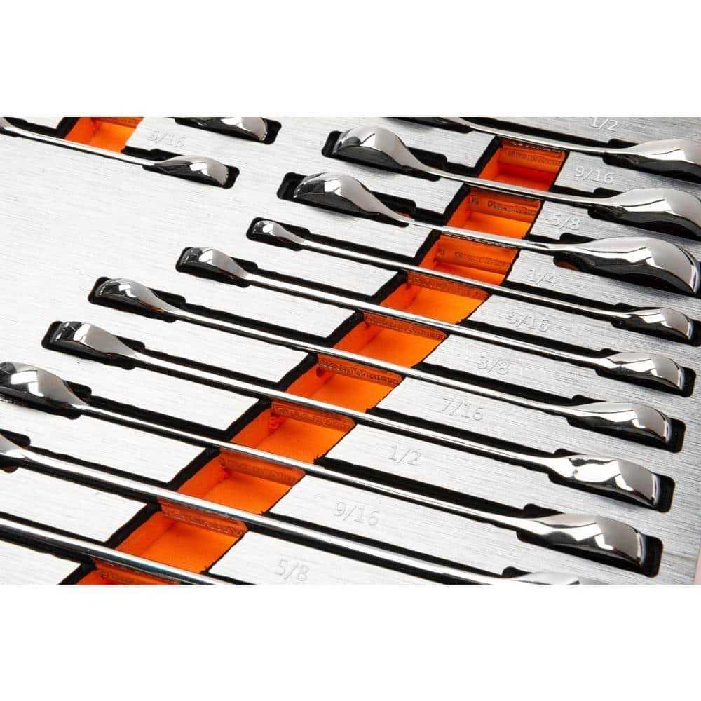 GearWrench SAE/Metric Combination Ratcheting Wrench Set - Zenithce
