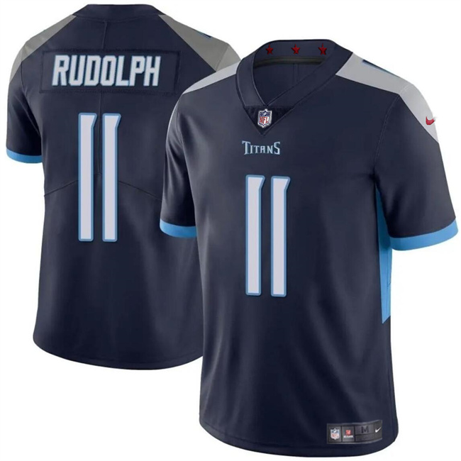 Tennessee Titans #11 Mason Rudolph Navy Vapor Limited Stitched Jersey - Zenithce