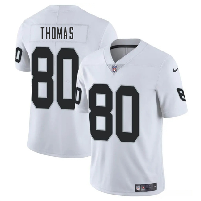 Las Vegas Raiders #80 Ian Thomas White 2025 Vapor Stitched Jersey - Zenithce