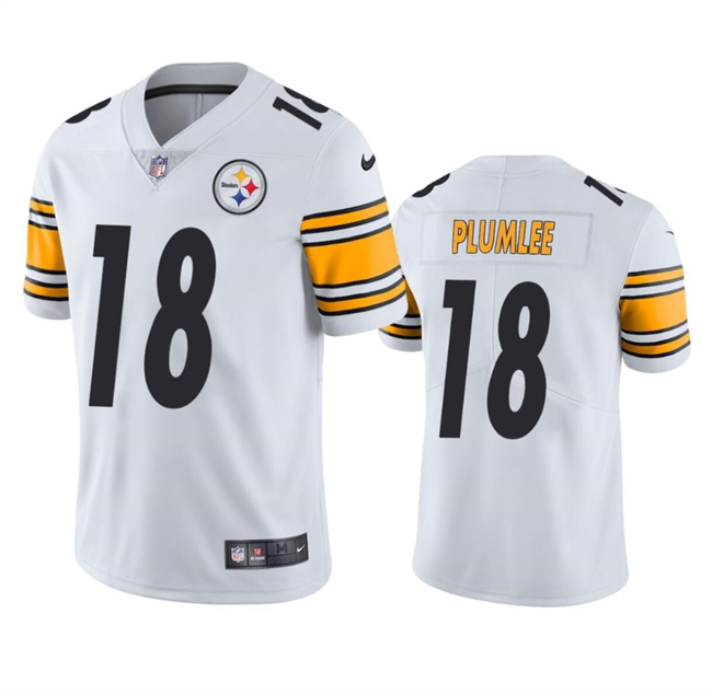 Pittsburgh Steelers #18 John Rhys Plumlee White Vapor Untouchable Limited Stitched Jersey - Zenithce