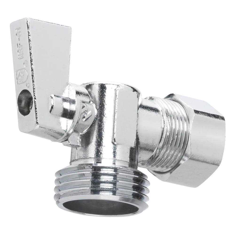 HOMEWERKS 1/2 in. MIP and 1/2 3/4 in. MHT Lead Free Brass Hose Bibb Valve - Zenithce