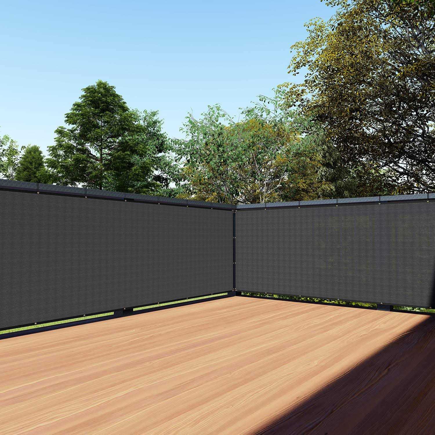 TANg 3 x Residential commercial Privacy Deck Fence Privacy Screen 200 gSM Weather Resistant Outdoor Protection Fencing - Zenithce