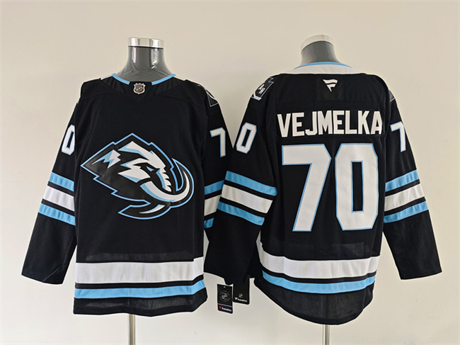 Utah Mammoth #70 Karel Vejmelka Navy 2025 Stitched Jersey - Zenithce