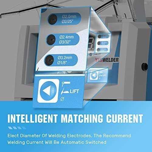 YESWELDER Digital MIG-205DS MIG Welder,200Amp 110/220V Dual Voltage - Zenithce