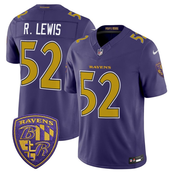 Baltimore Ravens #52 Ray Lewis Purple 2026 F.U.S.E. Alternate Vapor Limited Stitched Jersey - Zenithce