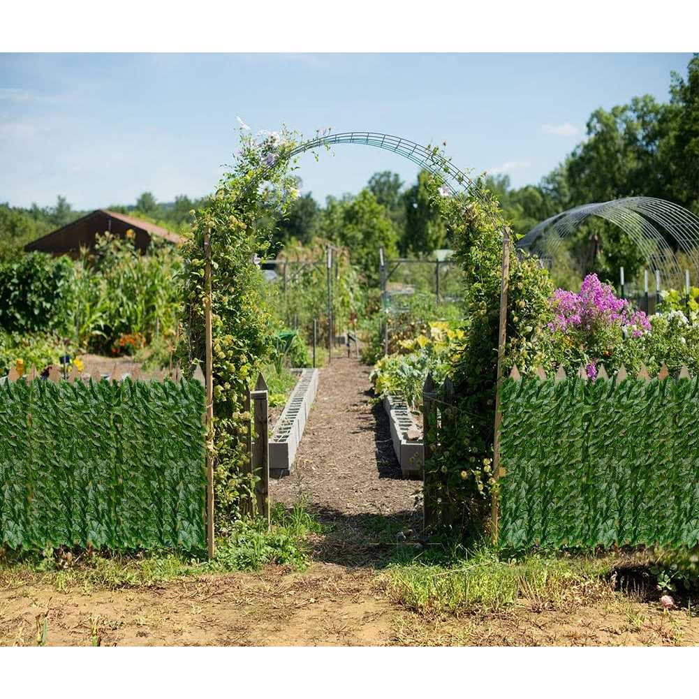 iCover Artificial Ivy Privacy Fence Screen Faux - Zenithce