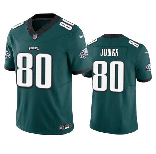 Philadelphia Eagles #80 Julio Jones Green 2023 F.U.S.E. Vapor Untouchable Limited Stitched Jersey - Zenithce